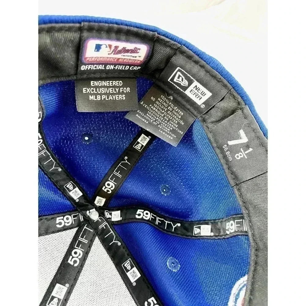 Chicago Cubs Size 7 1/8 New Era 59FIFTY 2020 Spring Training AZ Blue Hat Cap MLB - Picture 3 of 13